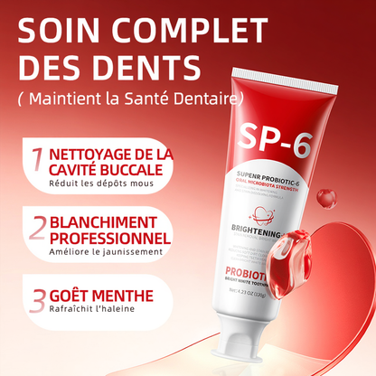 🦷 Un Sourire Plus Blanc Dès Les Premiers Jours – SP-6 Probiotics Brightening - td